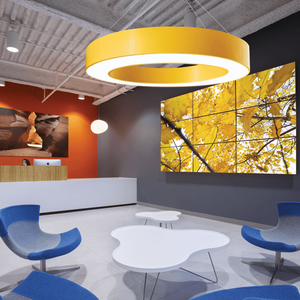 Thiết Kế Hiện Đại Đầy Màu Sắc <span class=keywords><strong>Led</strong></span> Cong <span class=keywords><strong>Chandelier</strong></span> Chiếu Sáng Pendant Thông Tư Ánh Sáng Tuyến Tính Cho Văn Phòng Phòng Trưng Bày Trường Học - Product Image 2