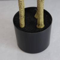 Plante artificielle haut de gamme réaliste en pot, type cloche japonaise, feuillage vert, arbre Enkianthus Perulatus pour décoration de mariage
