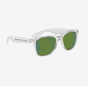 Lunettes de soleil miroir cristallines avec logo personnalisé, cadeaux promotionnels, vente en gros, luxe, OEM, personnalisées - Product Image 4