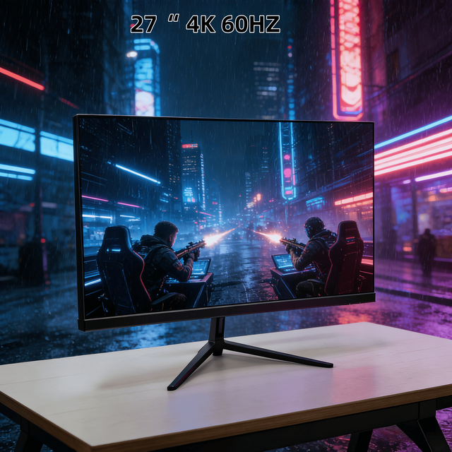 Wholesale 27 Inch Monitor 4K 60Hz Borderless IPS Screen 1ms Response 3840*2160 Slim Design for Office Business Gaming Home