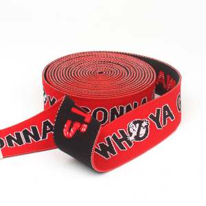 Cinturón Elástico de Fabricante, Accesorios para Prendas de Vestir, con Banda Elástica Jacquard de 3.0 cm con Letras - Product Image 2