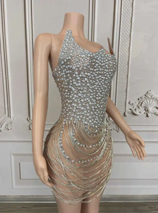 Novance Y4992 2025 nouveauté femmes moulante Mini robes de cocktail pour les fêtes d'anniversaire fantaisie dames vêtements - Product Image 2