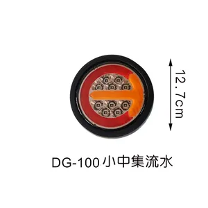 12-24 V รถบรรทุกระบบไฟมัลติฟังก์ชั่ Led รถบรรทุกไฟท้ายสีคู่รถบรรทุกเครื่องหมายแสง