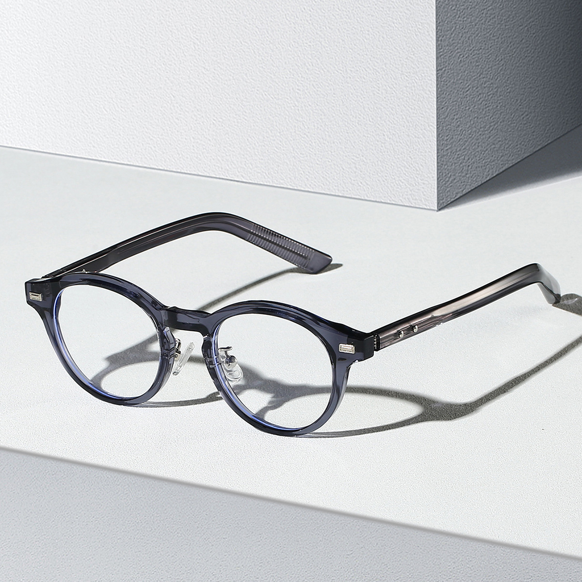 cadre bleu transparent