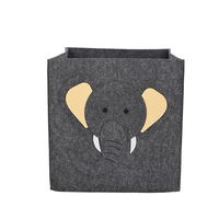 Panier de rangement pliable en feutre de dessin animé Panier à linge élégant en tissu avec emballage en boîte