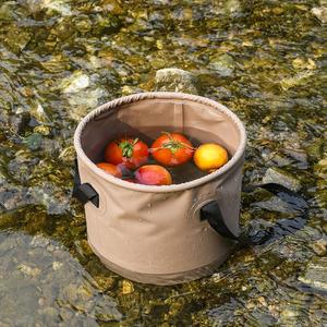 Cubo de Agua Plegable, Contenedor Multifuncional Portátil, Cubo de Agua Ligero para Exteriores, Camping, Lavabo para Coche - Product Image 1