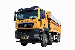 HOWO sitruk รถบรรทุกดีเซล340แรงม้ารถบรรทุกหนัก8x4 12ล้อใหม่พร้อมเกียร์ธรรมดาพวงมาลัยซ้าย - Product Image 4