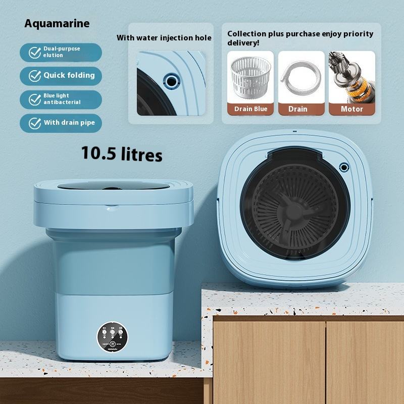 10.5L ขนาดใหญ่สีฟ้าทะเล + แสงสีฟ้าฆ่าเชื้อ