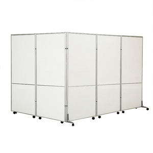 Solutions de cloisons de bureau élégantes, écrans de projection acoustiques tissés, murs modulaires portables, séparateurs de bureau, 100% fibre de polyester - Product Image 3