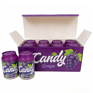 Envase Transparente para Refrescos de 3.5g con Caja, Etiqueta Holográfica Multicolor, 100ml, Proveedor Confiable de Latas de Plástico Premium para Dulces - Product Image 4