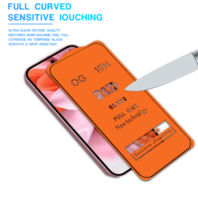 High Quality for iPhone Samsung Google Pixel 9 Pro XL Screen Protector Clear 9H Tempered Glass