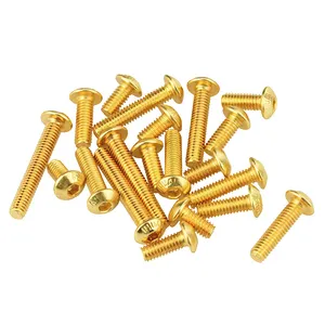 High strength Type B point Pan head hexagon stainless steel carbon steel brass self tapping truss head machine screw