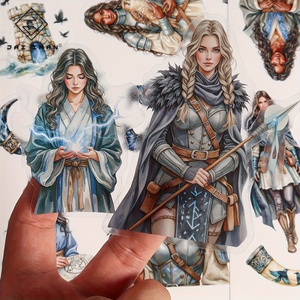 JAI IMAN 20 hojas DIY no repetitivo Storm Hunter tamaño grande PET y papel autoadhesivo libro <span class=keywords><strong>de</strong></span> pegatinas - Product Image 3