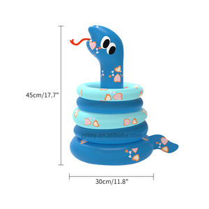 Jouets gonflables de lancer de cerceaux aquatiques pour l'extérieur, flottants pour piscine, jeux de fête estivaux pour enfants et adultes - Product Image 4