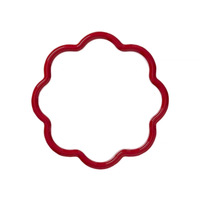 Miroir mural créatif sans perçage en bois de caoutchouc massif, avec éclairage tactile et fonction anti-buée, idéal pour la coiffeuse ou le lavabo, motif floral rouge