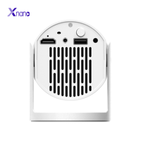 XNANO NUEVO Proyector Inteligente para el Hogar Q5 180 ° Proyector Mini Portátil Compacto HD para Smartphone con Proyección sin Rotación