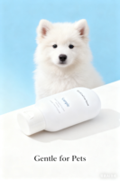 Shampoo pour chien naturel 60 ml, extraits de plantes pures, formule certifiée biologique et écologique, lavage doux pour les chiens, utilisation en salle de bain