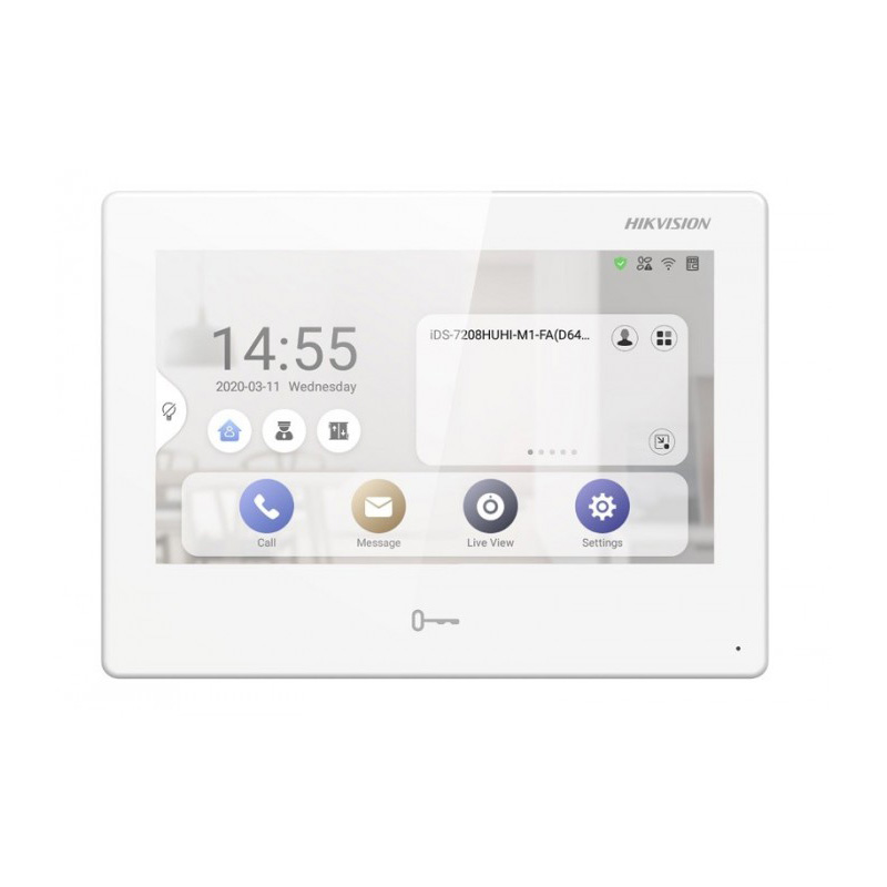 Hik Cctv контроля доступа по отпечаткам «Все-в-одном» в помещении станции DS-KH9510-WTE1(B) Hik видео домофон