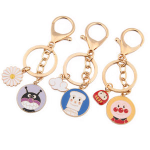 LLavero de Metal esmaltado para mujeres y niñas, <span class=keywords><strong>portallaves</strong></span> de lujo, hecho en casa, Kirsite, Anime - Product Image 3