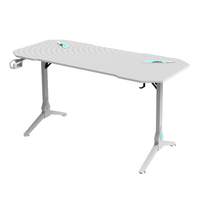 Aor Esports Fournisseur d'usine ODM OEM Vente en gros Ordinateur ergonomique Bureau de jeu personnalisé Surface métal bois Éclairage RVB extensible