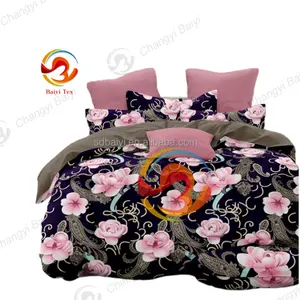 hot new products bed sheet material fabric in rolls curtain fabric floral design manufacturer wholesale with factory price