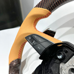 Volant de voiture sport en fibre de carbone et cuir pour <span class=keywords><strong>Audi</strong></span> <span class=keywords><strong>Q</strong></span> C8 A1 A3 A4 A5 A6 A7 A8 B6 B7 B8 B9 C6 C7 TT R8 - Product Image 5