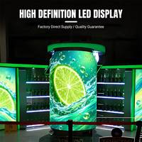 Écrans LED Publicitaires Personnalisables en Gros, Taille sur Mesure, Affichage LED Pleine Couleur HD IP65, Écrans LED Publicitaires en Forme de Canette pour Centres Commerciaux