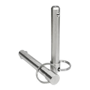 Goupilles de verrouillage à double bille en acier inoxydable à dégagement rapide avec <span class=keywords><strong>anneau</strong></span> de traction - Product Image 3