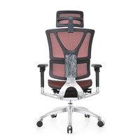Chaise de bureau ergonomique de luxe entièrement en maille, dossier haut, ensemble bureau et chaise, conforme à la norme BIFMA, chaises de bureau modernes