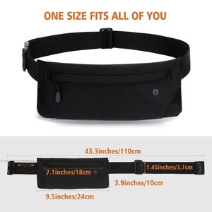 Marsupio per cintura da corsa da donna da <span class=keywords><strong>uomo</strong></span> con cintura elastica da runner marsupio - Product Image 3