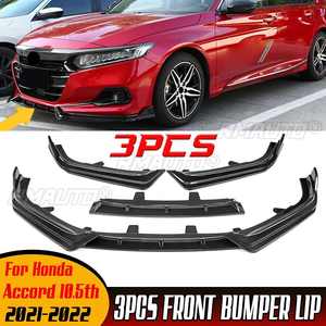 High Quality Front Bumper Lip Spoiler <b>Splitter</b> Cover Trim Body Kit Bumper Lip Deflector for Honda for Accord 10.5th 2021 2022 - Product Image 1