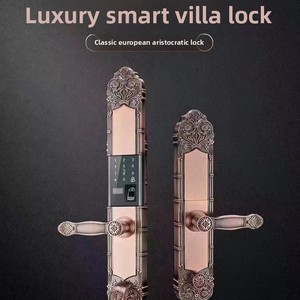 Cerradura Inteligente Antirrobo para Puerta Doble de Villa con Teclado de Huella Dactilar y Desbloqueo Remoto - Venta al por Mayor - Product Image 4