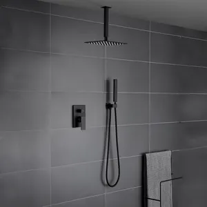 Hot Sale High Pressure Ceiling Mounted Bath Two-function Shower Mixer Set With 10 Inch Rain Shower