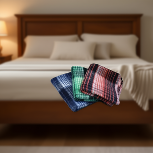 Manta Colap TILMA de 200 cm x 140 cm, Cubrecama de Lana y Microfibra Tejida, Diseño Tradicional Ecológico - Product Image 2