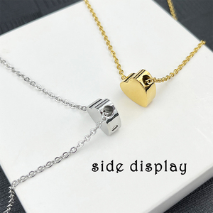 Collier avec pendentif en forme d'urne gravé sur mesure pour femmes, souvenir de crémation, porte-cendres pour animaux de compagnie, bijoux commémoratifs, cadeau pour les proches <span class=keywords><strong>perdus</strong></span> - Product Image 4