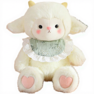 Peluche di Pecora Estetica 'Good Night', Morbido Agnello Imbottito Kawaii, Cuscino per Dormire, Decorazione per la Camera, Regalo di Compleanno per Ragazze - Product Image 5