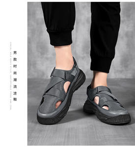 Sandalias ligeras de verano para exteriores para hombre con suela gruesa, correas ajustables para uso durante todo el día, estilo antideslizante, <span class=keywords><strong>Sketchers</strong></span>, nuevo zapato para hombre - Product Image 5