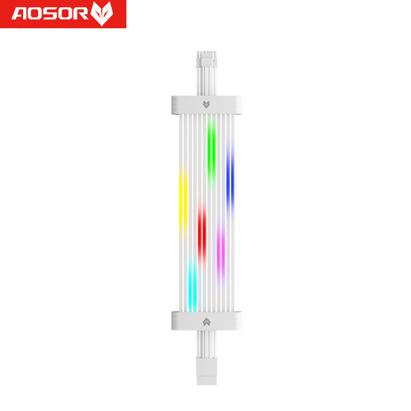 16-Pin Graphics Card Neon Cable White[Controller Not Included]