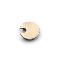 Passe-câble de bureau rond en ABS 35mm 50mm à fermeture douce pour meubles de maison et de bureau