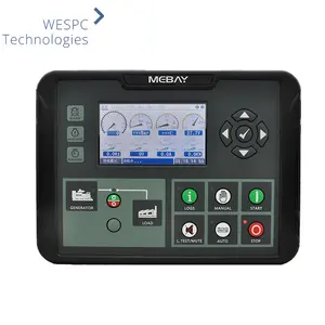 Controlador inteligente DC80D Mebay, gerador ATS, módulo de monitoramento de painel de controle de partida automática, monitoramento RS485 LCD para PC, genuíno