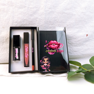 Set de Labiales 3 en 1 de Larga Duración: Delineador de Labios Marrón Oscuro, Lápiz Labial Líquido Mate y Delineador de Labios en Caja - Product Image 3