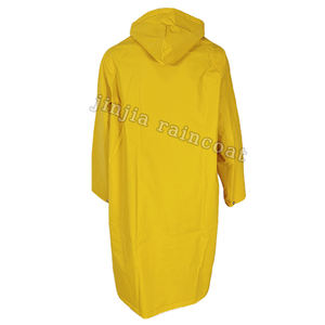 Meilleur imperméable veste robuste pvc polyester jaune imperméable agriculture agriculture agriculture mineurs imperméables pour adultes - Product Image 3