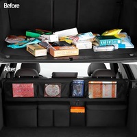 Sac de rangement en tissu Oxford en stock, en promotion, pour siège arrière et coffre de voiture, organisateur suspendu pour sièges arrière de SUV