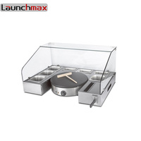 Crêpière Automatique Commerciale Industrielle Électrique Professionnelle pour Crêpes et Pancakes, Idéale pour Usage Domestique et Hôtelier