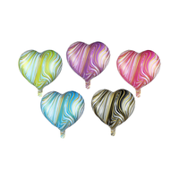 Usine directement en gros feuille ballons impression personnalisée étoile coeur ballon décoration ballons pour la décoration de mariage