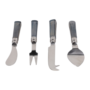 Set di utensili da portata con manico in marmo per cucina, stoviglie decorative, accessori moderni per l'intrattenimento - Product Image 3