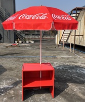 Comptoir de table de vente pliable en métal Cola de marque de boissons africaines