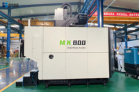 Centre d'usinage vertical CNC 5 axes MX800 Bridge Gantry avec table rotative, commande Heidenhain, broche HSK A63