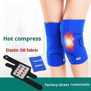 Rodillera Ajustable Unisex <span class=keywords><strong>con</strong></span> 16 <span class=keywords><strong>Imanes</strong></span> Integrados por Par, Almohadilla de Terapia de Rodilla <span class=keywords><strong>con</strong></span> Infrarrojos Lejanos y Autocalentamiento - Product Image 4