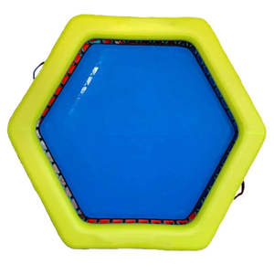 अनुकूलित आकार वाणिज्यिक पोर्टेबल फ्लोट स्विमिंग पूल नदी के लिए inflatable फ्लोटिंग वाटर हैममॉक - Product Image 4